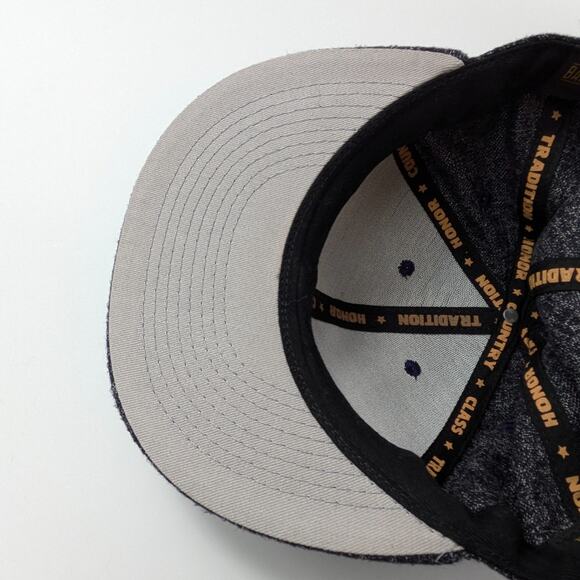 Mens Baseballism Baseball Cap Dad Hat Premium Wool POOR Speckled Gray Snapback - Picture 10 of 14
